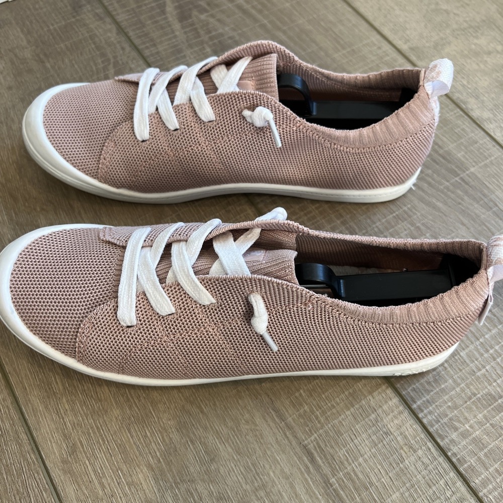 Roxy Bayshore Shoes Sneakers Pink Womens Size 9 Mesh slip on - Picture 3 of 14